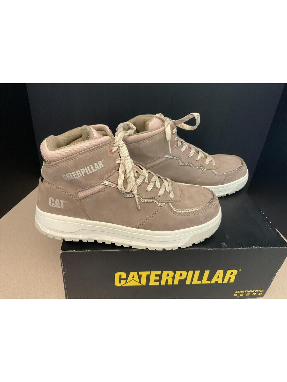 New! Womens Caterpillar CAT Streamline CRT MD  Comp Toe ASTM Work Boots. Size 9.